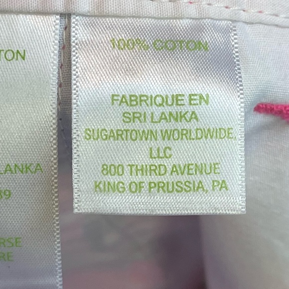 Lilly Pulitzer "Palm Reader" The Callahan Shorts Sz 10 - Picture 13 of 16